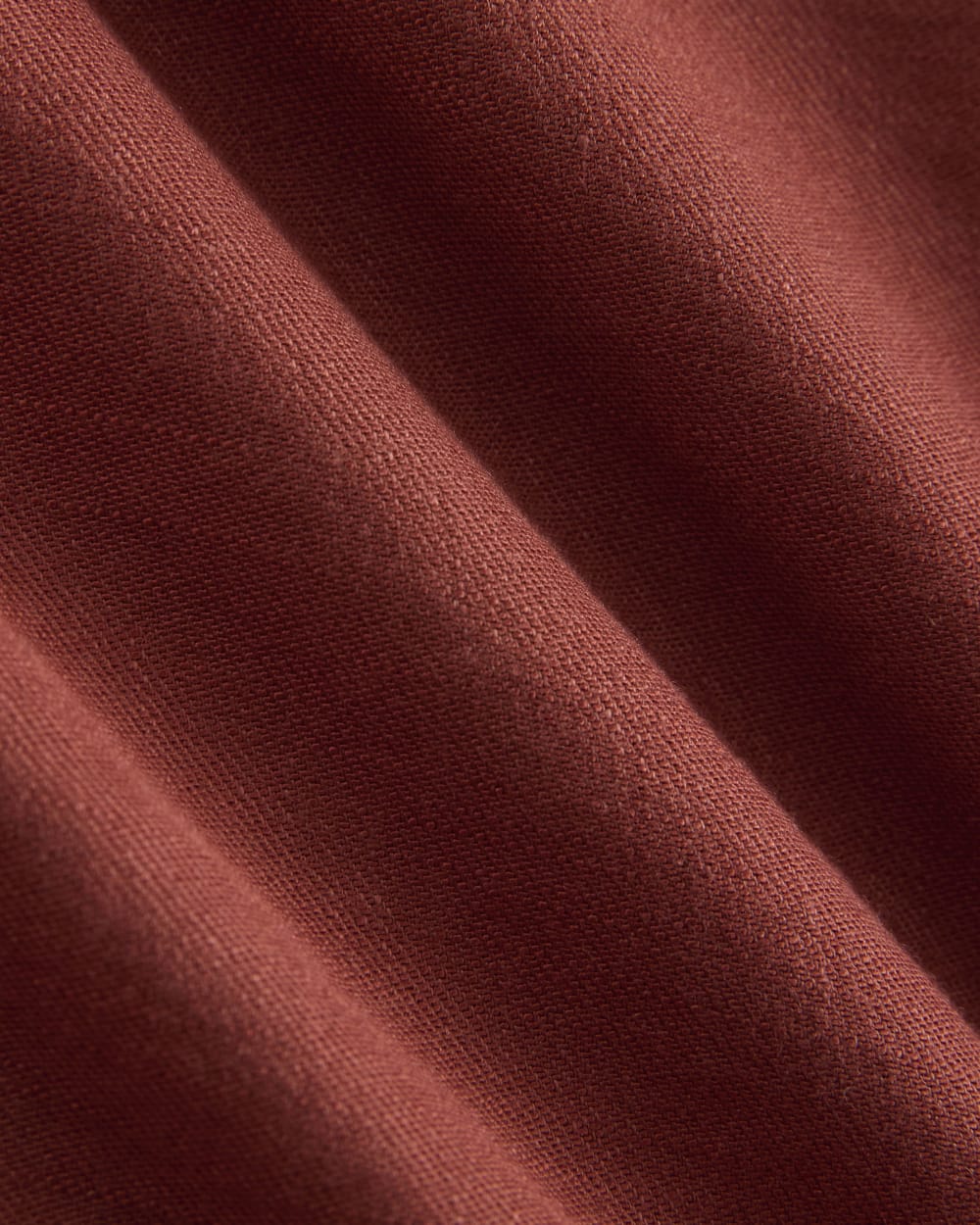Square Tank in Stretch Linen | Henna Red - Image 6