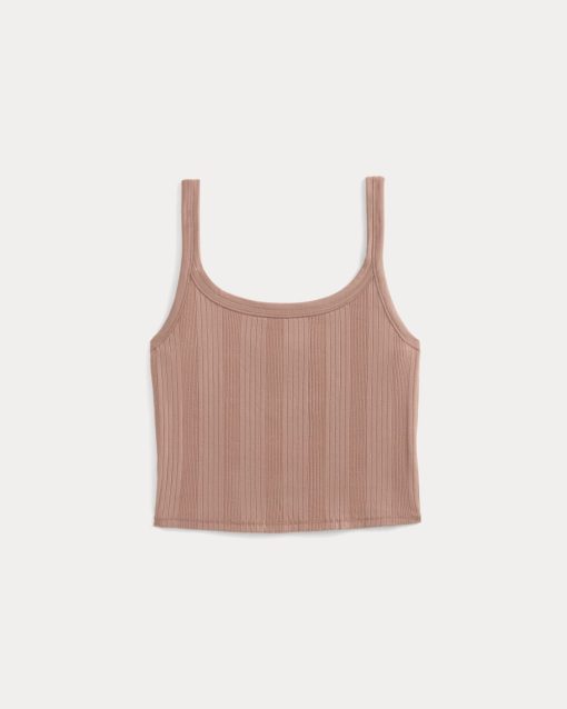 Alternative view of Lounge Rib Tank | Ash Rose