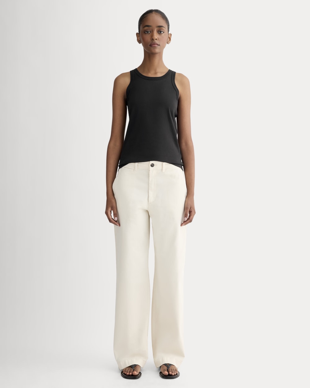 The Tank in Essential Cotton | Black - Image 3