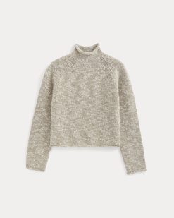 Alternative view of Rollneck Sweater | Bone/Trench Coat Twist