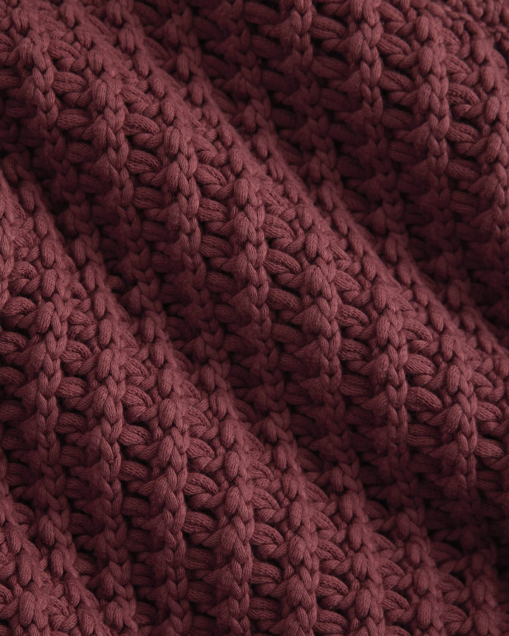 Open-Knit Crew in Elevated Cotton | Henna Red - Image 6