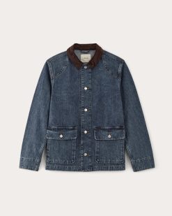 Alternative view of The Unisex Denim Ranch Jacket | Deep Atlantic