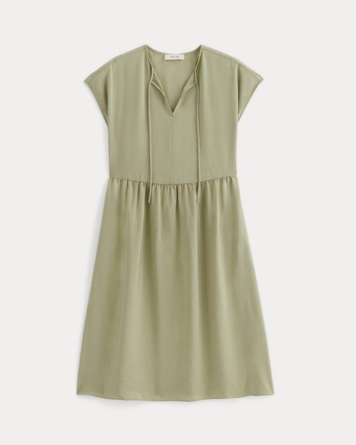 Alternative view of The Midi Dress in SoftLuxe | Eucalyptus