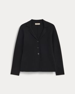 Alternative view of The Knit Blazer | Black