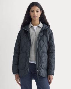 ReNew Quilted Hooded Liner | Navy