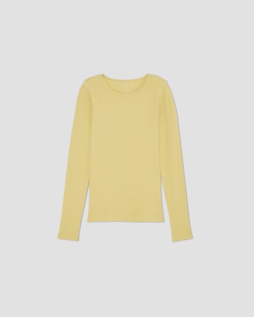 Alternative view of The Luxe Rib Long-Sleeve Crew | Raffia