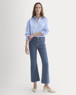 High-Rise Kick Flare Jean | Ocean