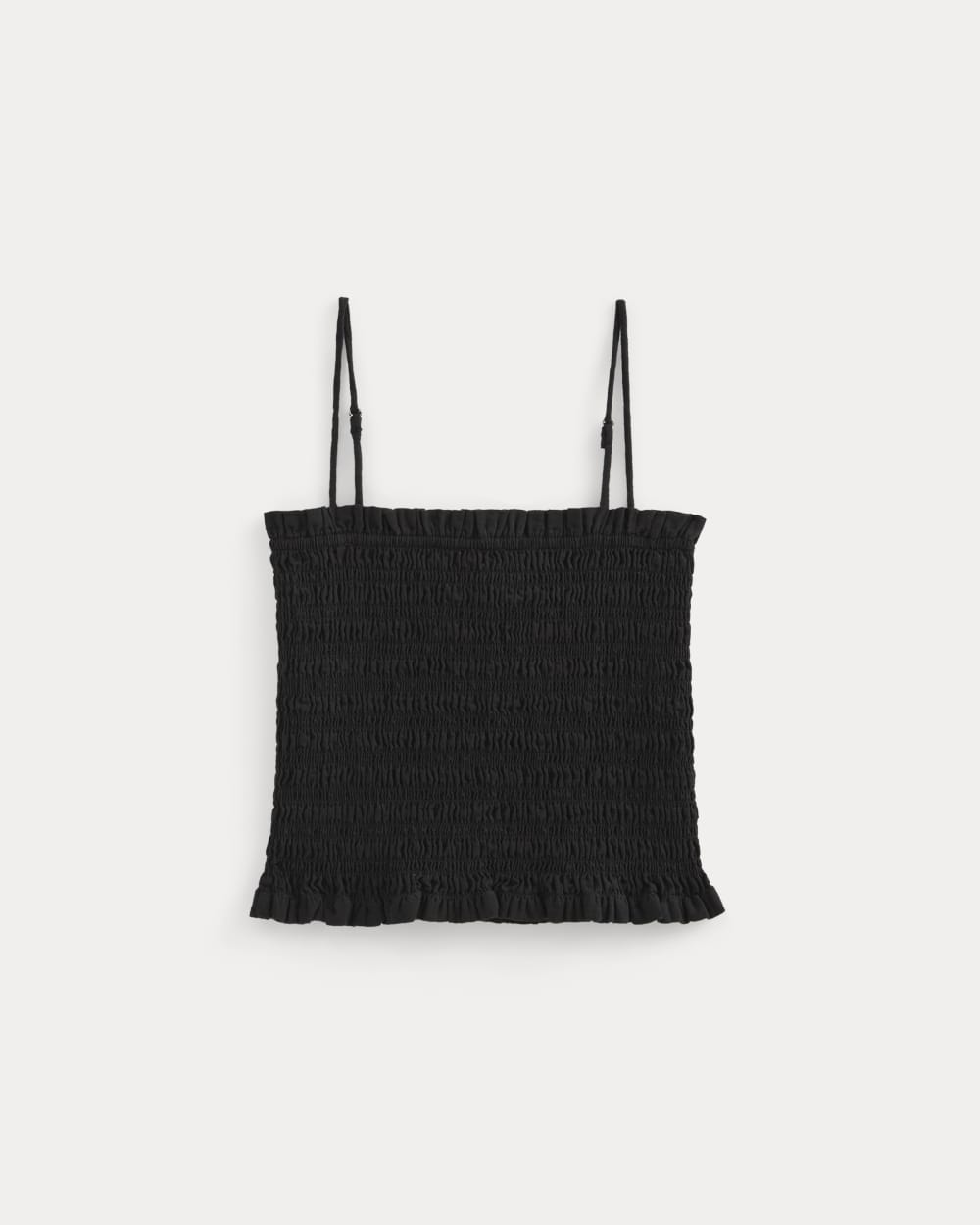 Gauze Smocked Cami | Black - Image 2