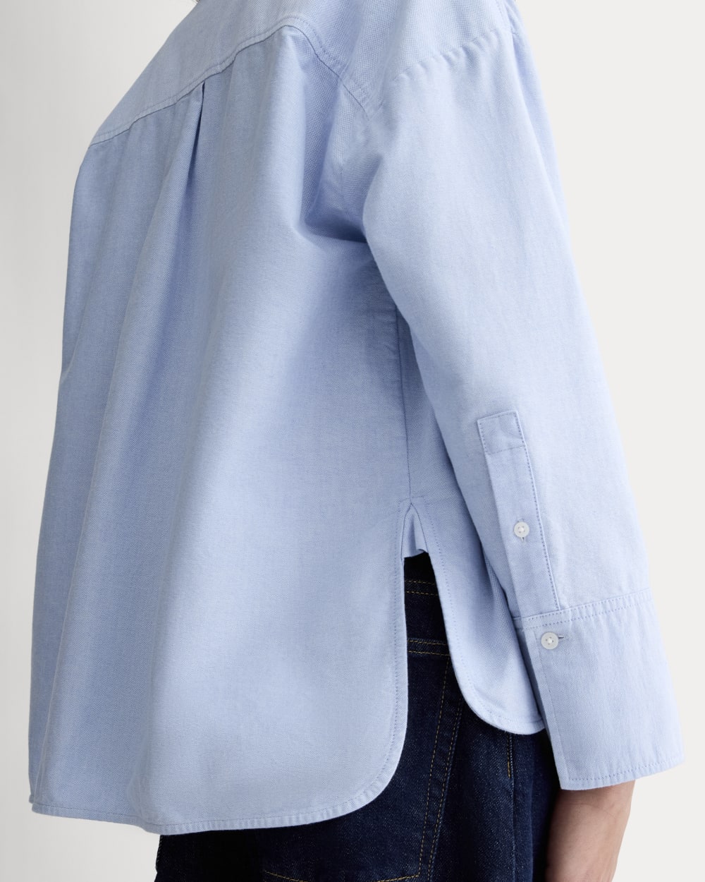 The Boxy Oxford | Light Blue - Image 4