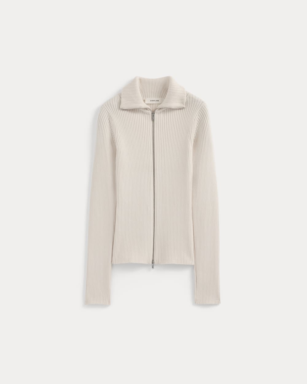 Full-Zip Ribbed Jacket in Everyday Cotton | Canvas - Image 2