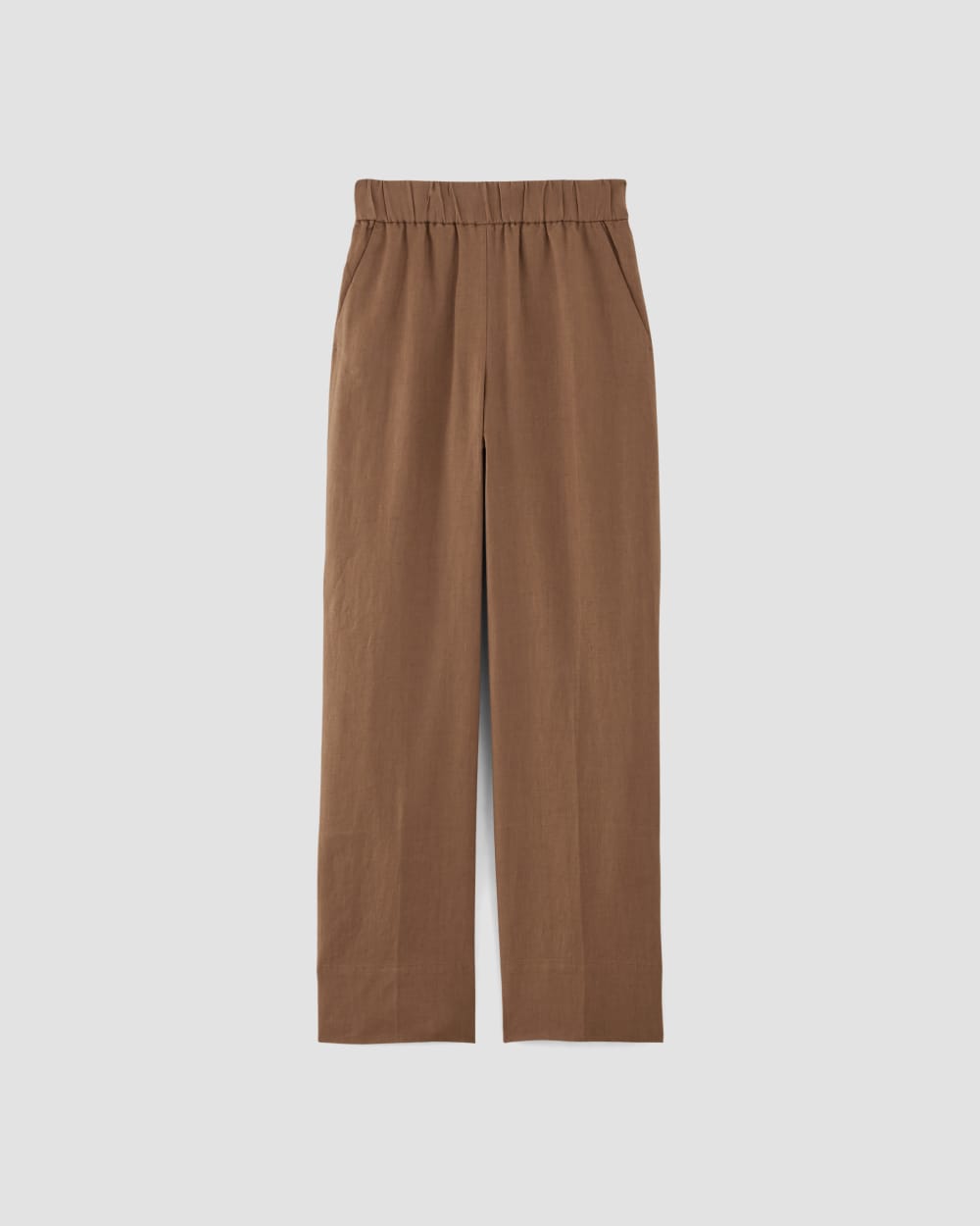 The Linen Easy Pant | Carob Brown - Image 2