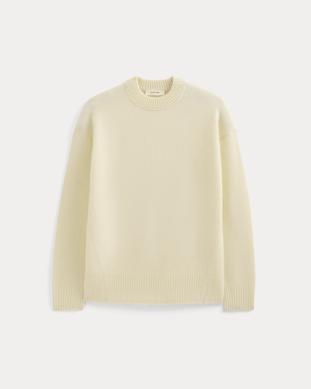 Cashmere Boyfriend Sweater | Snow - Image 2