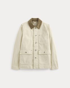 Alternative view of The Ranch Jacket | Garment-Dyed White / Cream