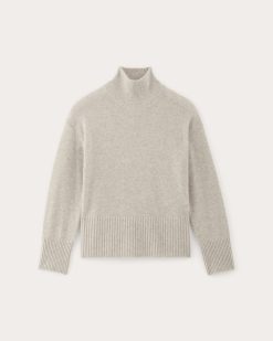 Alternative view of The Boxy Turtleneck in Cashmere | Canvas