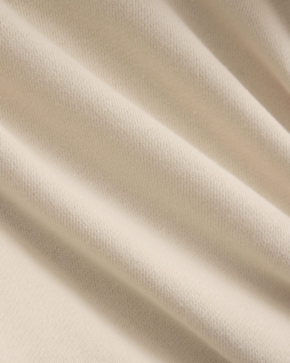 Lightweight Terry Cropped Full-Zip | Parchment - Image 6