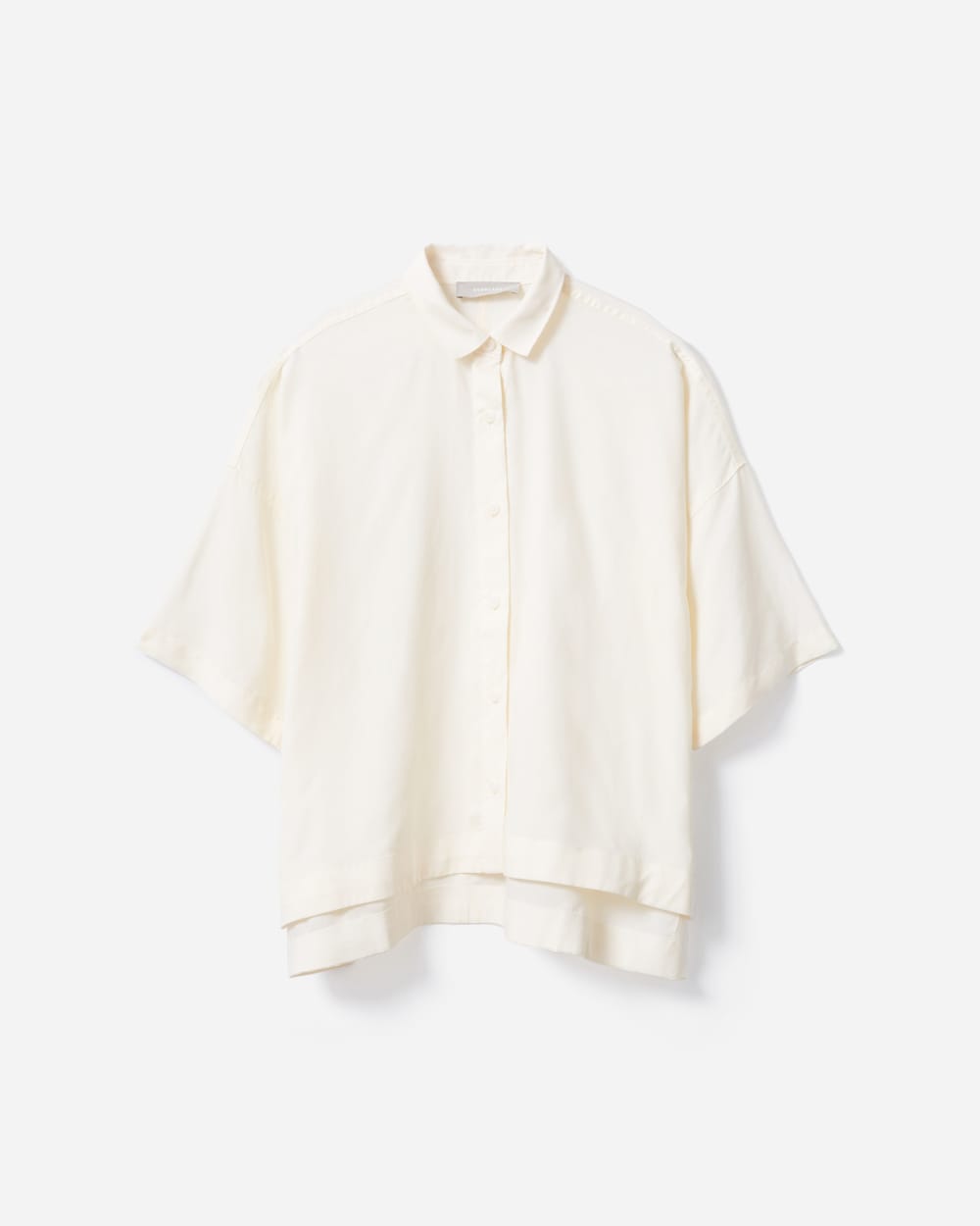 The Drapey Square Shirt | Bone - Image 4