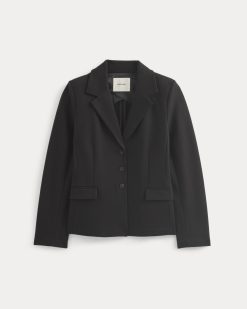 Alternative view of Ponte Sculpted Blazer | Black