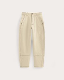Alternative view of The Utility Barrel Jean | Ecru | Regular