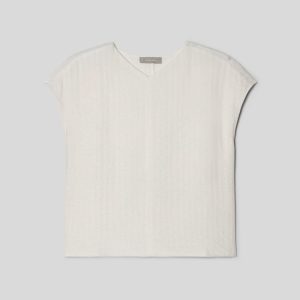 Alternative view of The City Stripe V-Neck Top | Bone