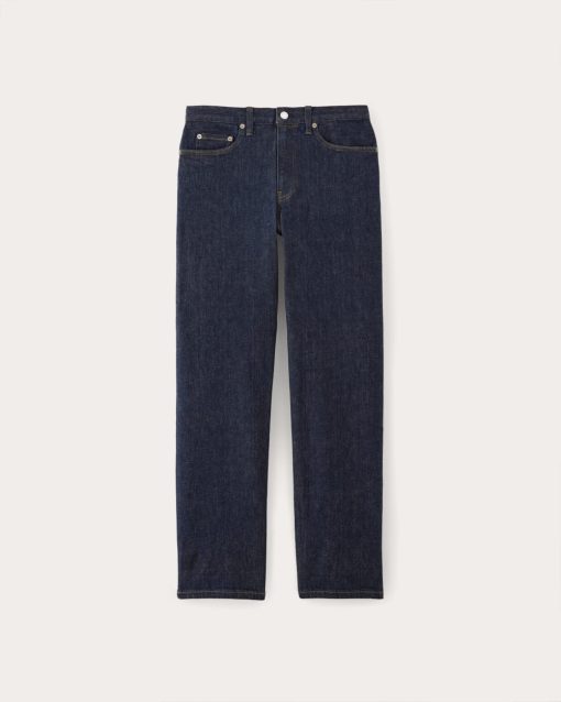 Alternative view of The Selvedge Loose Straight Jean | Indigo Rinse