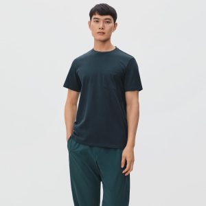 Alternative view of The Organic Cotton Pocket Tee | Deep Navy