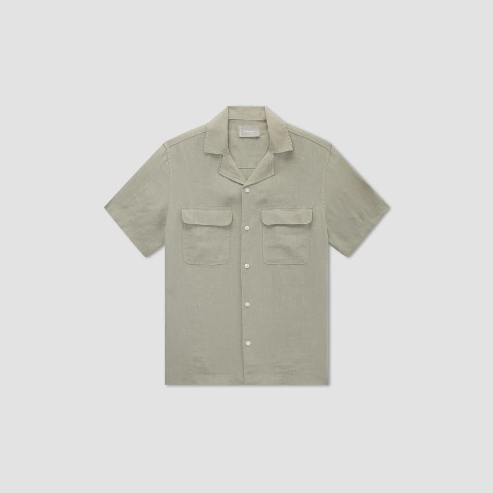 The Resort Shirt in Linen | Seagrass - Image 2
