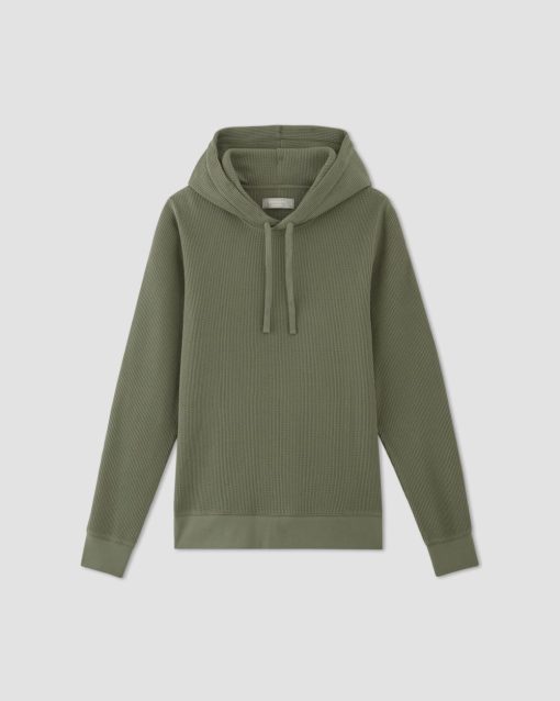 Alternative view of The Waffle-Knit Hoodie | Kalamata