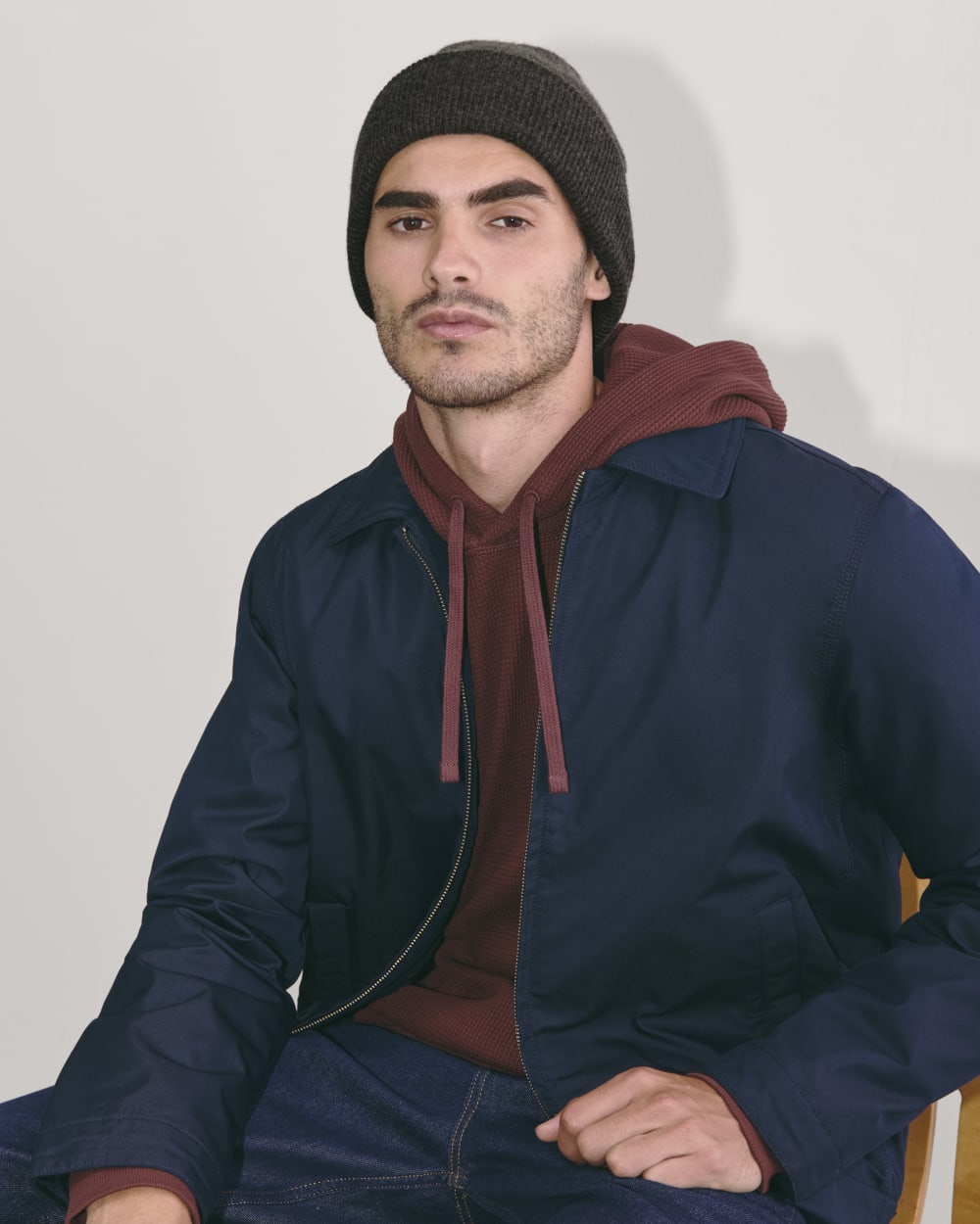 The Cabin Beanie | Heathered Soot - Image 2