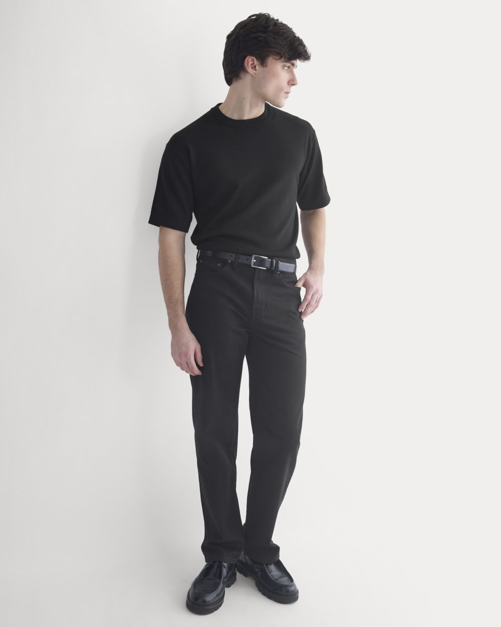 Ultrasoft Sweater Tee | Black - Image 3