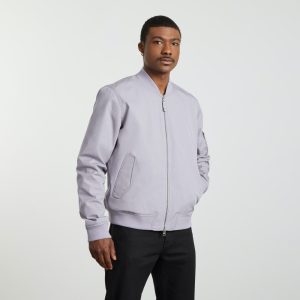Alternative view of The Bomber Jacket | Uniform | Lilac Grey