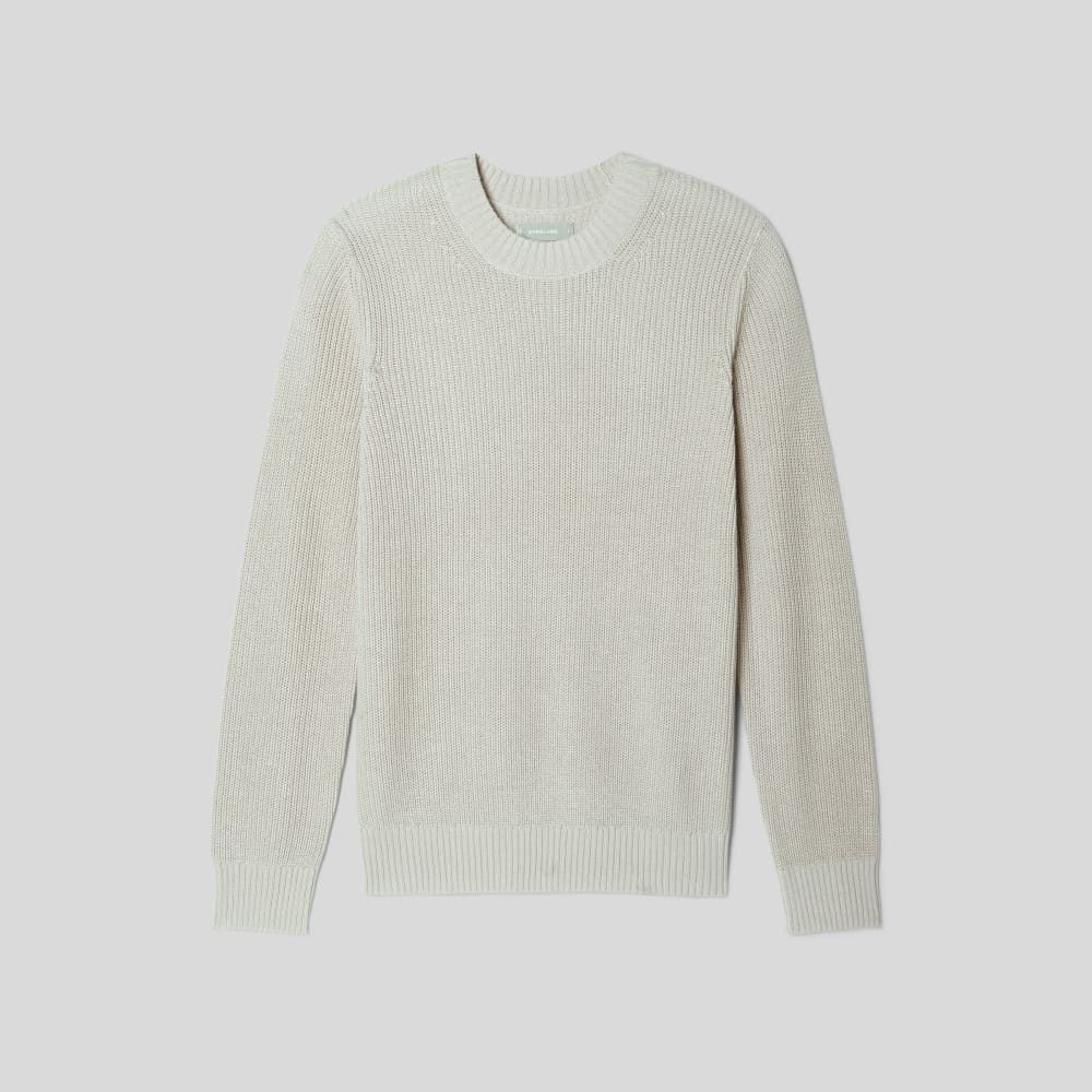 The No-Sweat Ribbed Crew | Pelican - Image 2