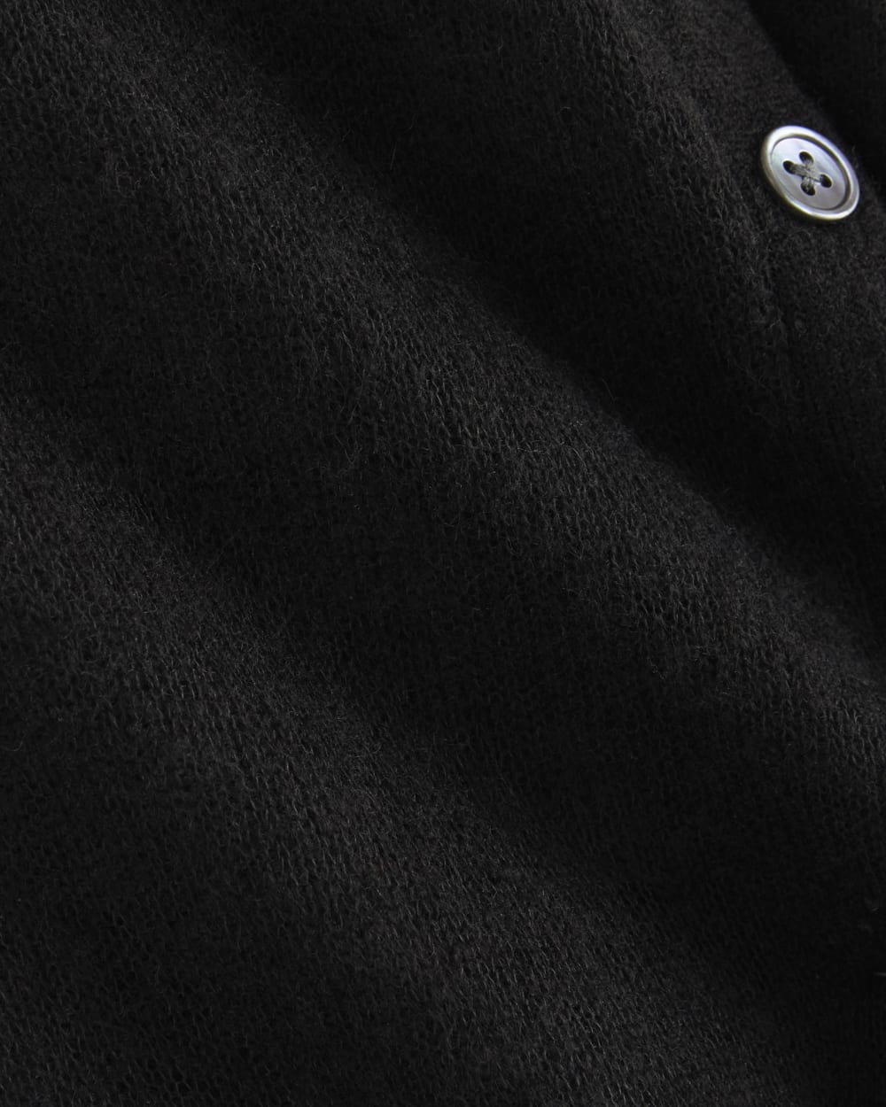 The Air Alpaca™ Short-Sleeve Cardigan | Black - Image 6