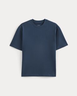 Alternative view of Archive Relaxed-Fit Cotton Crew | Midnight Navy