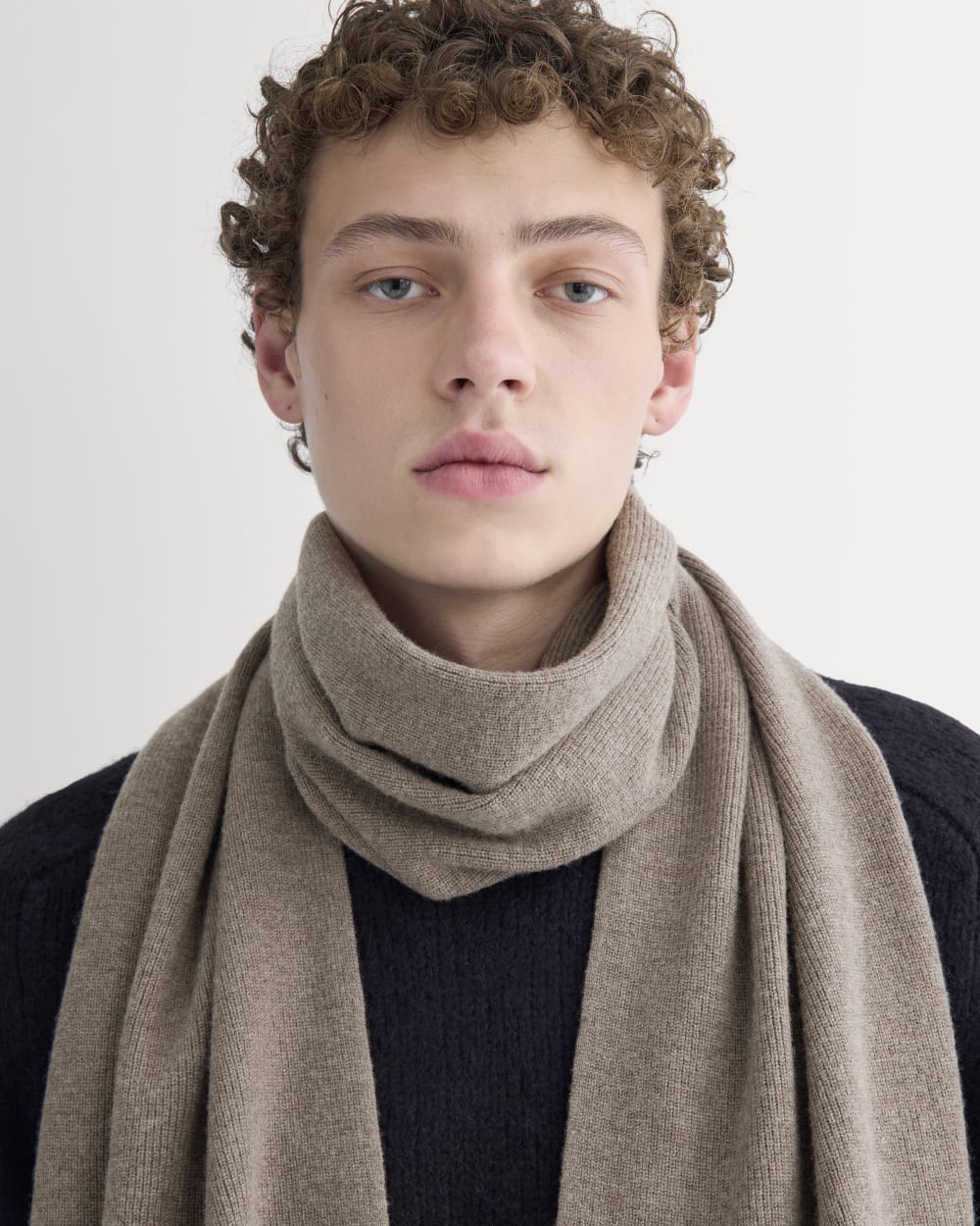 The Cabin Scarf | Taupe Melange - Image 4