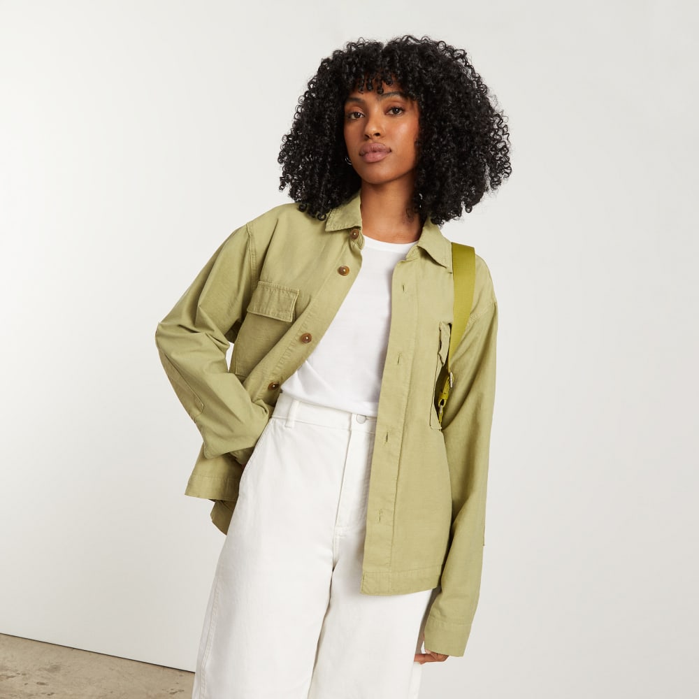 The Everyone Spring Shirt Jacket | Sage - Image 5