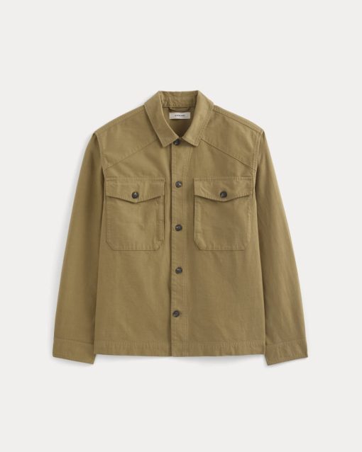 Alternative view of Utility Shirt Jacket | Aged Brass