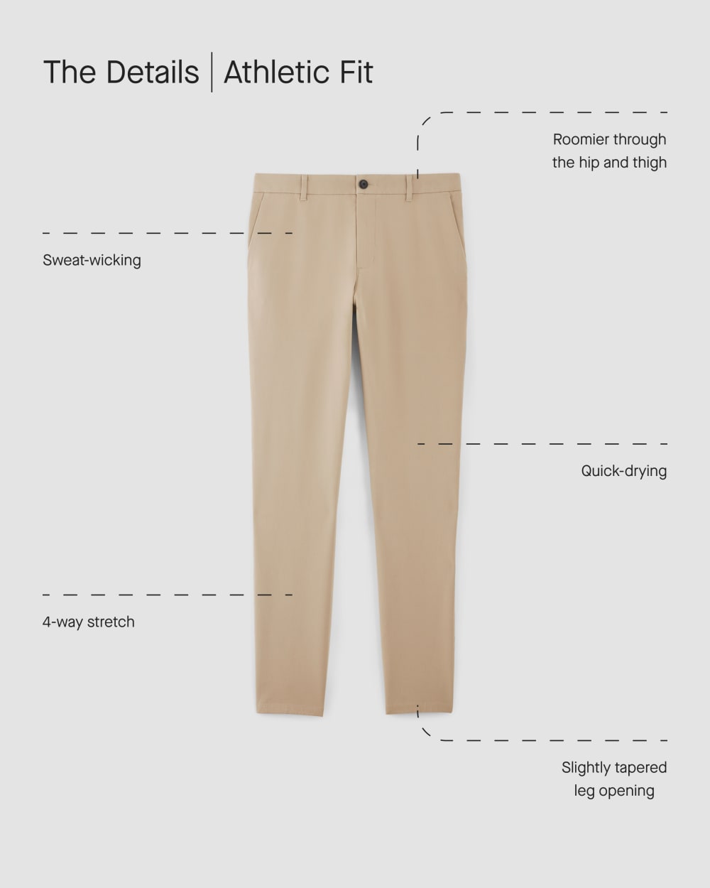 The Performance Chino | Uniform | Black | Athletic - Image 4