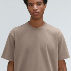 Alternative view of The Premium-Weight Relaxed Crew | Uniform | Taupe Grey
