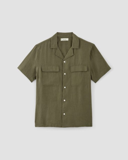 Alternative view of The Resort Shirt in Linen | Kalamata