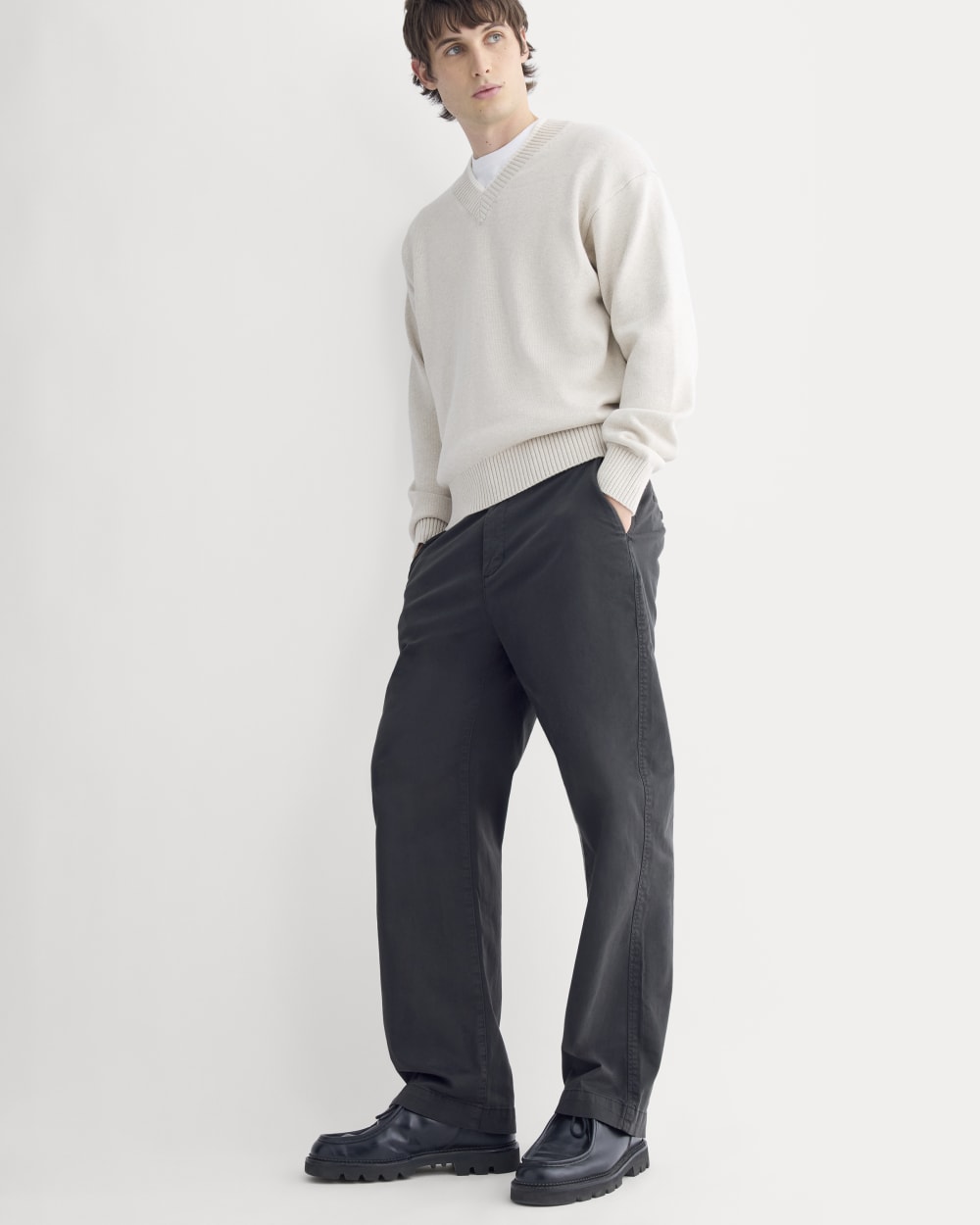 Everyday Relaxed-Fit Chino | Black - Image 3