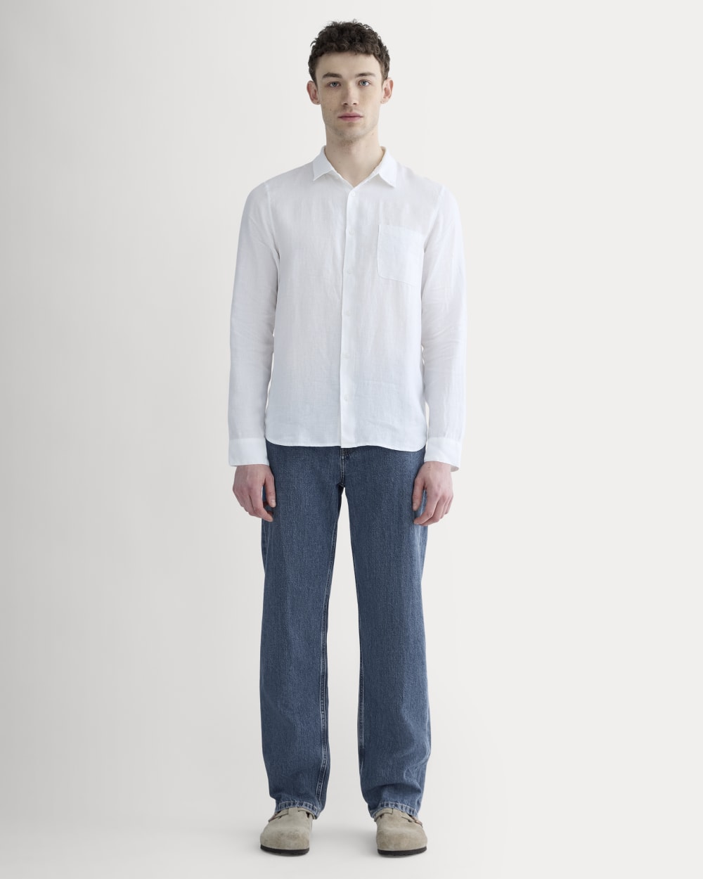 The Classic Shirt in Linen | White - Image 3