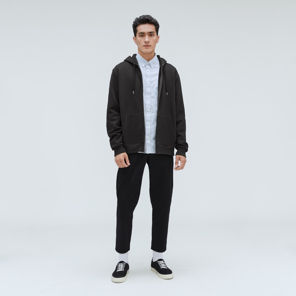 The Organic Track Full Zip | Black - Image 6