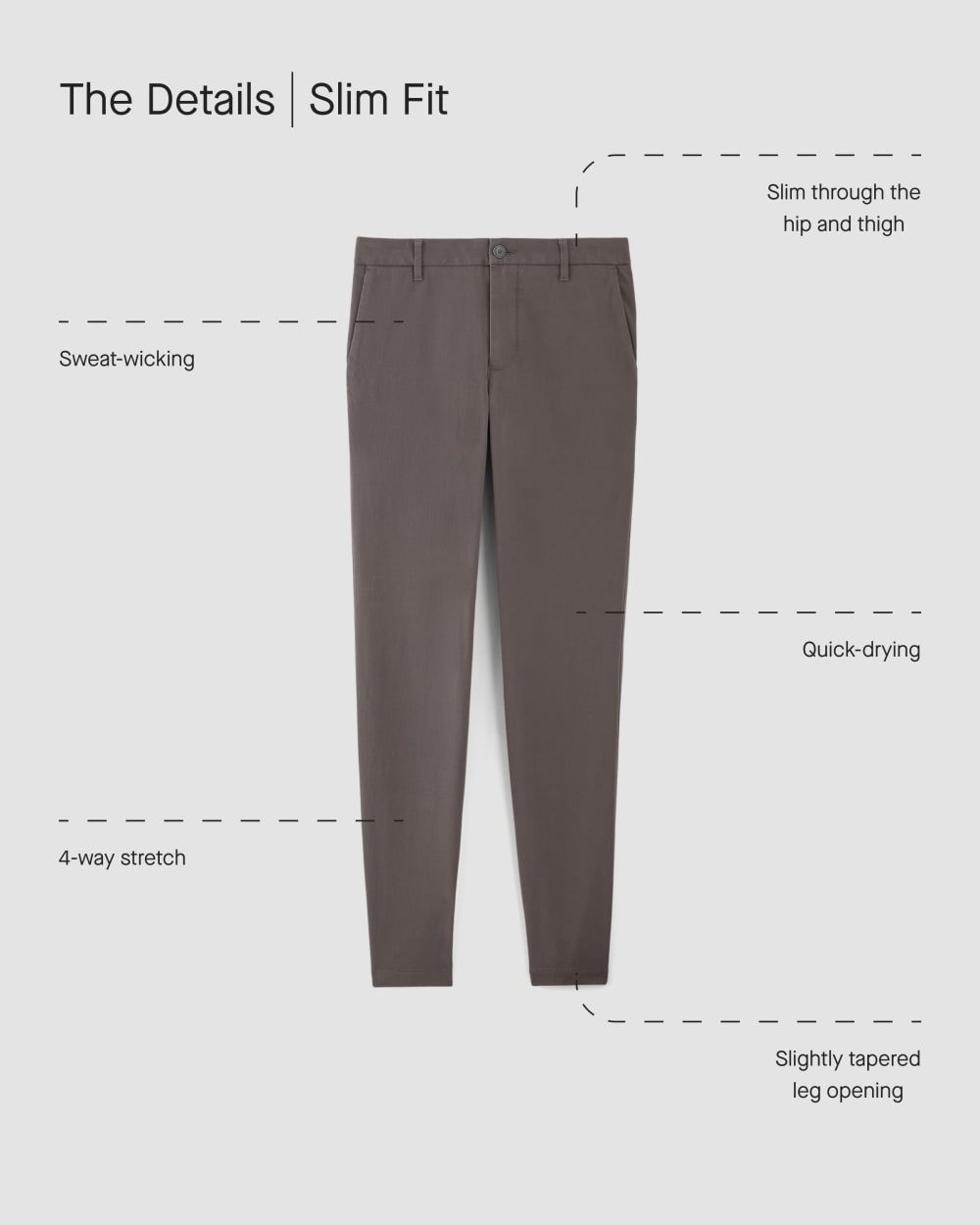 The Performance Chino | Uniform | Lily Pad | Slim - Image 4