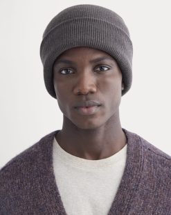 Alternative view of The Cabin Beanie | Heathered Burgundy
