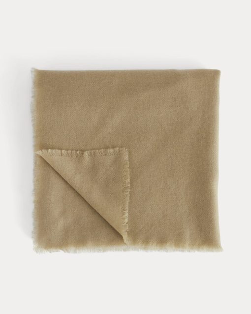 Alternative view of The Cashmere Feather Scarf | Tiger's Eye