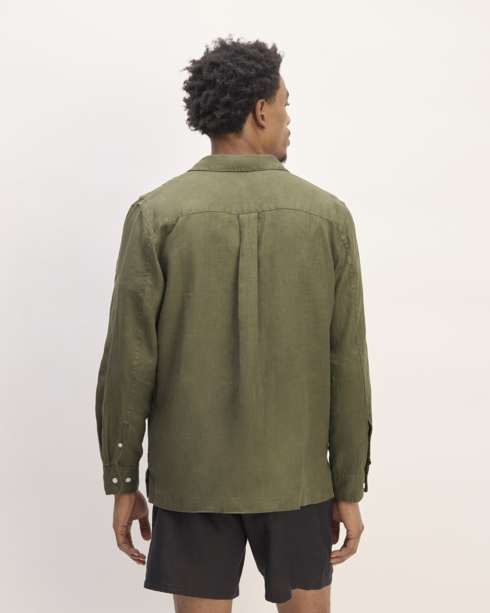 The Linen Straight Hem Shirt | Kalamata - Image 6