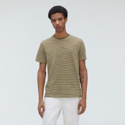 The Organic Cotton Crew | Olive / Canvas