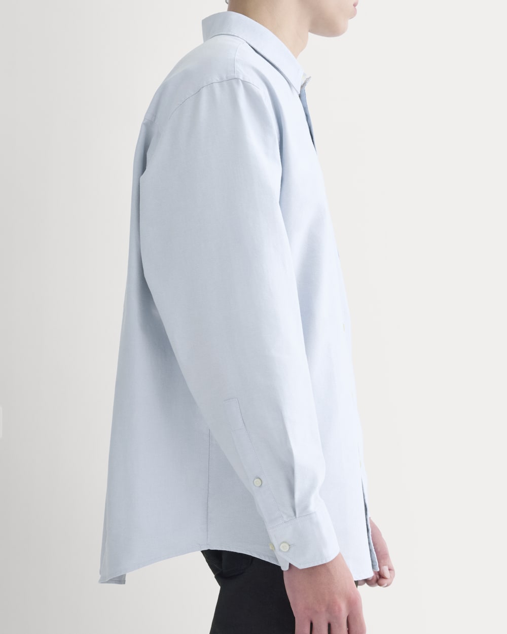 Oversized Oxford Shirt | Light Blue - Image 3
