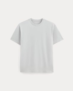 Alternative view of The Premium-Weight Relaxed Crew | Uniform | Glacier Gray