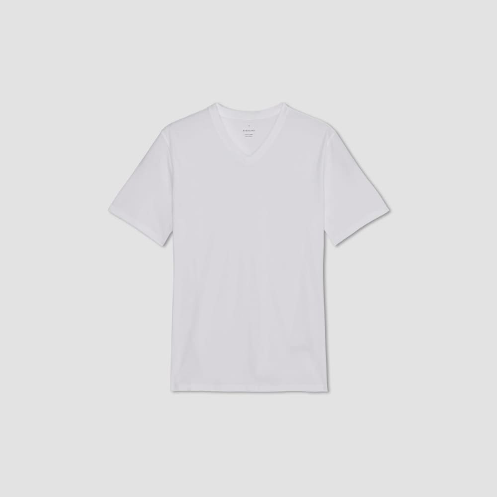 The Organic Cotton V-Neck Tee | White - Image 2